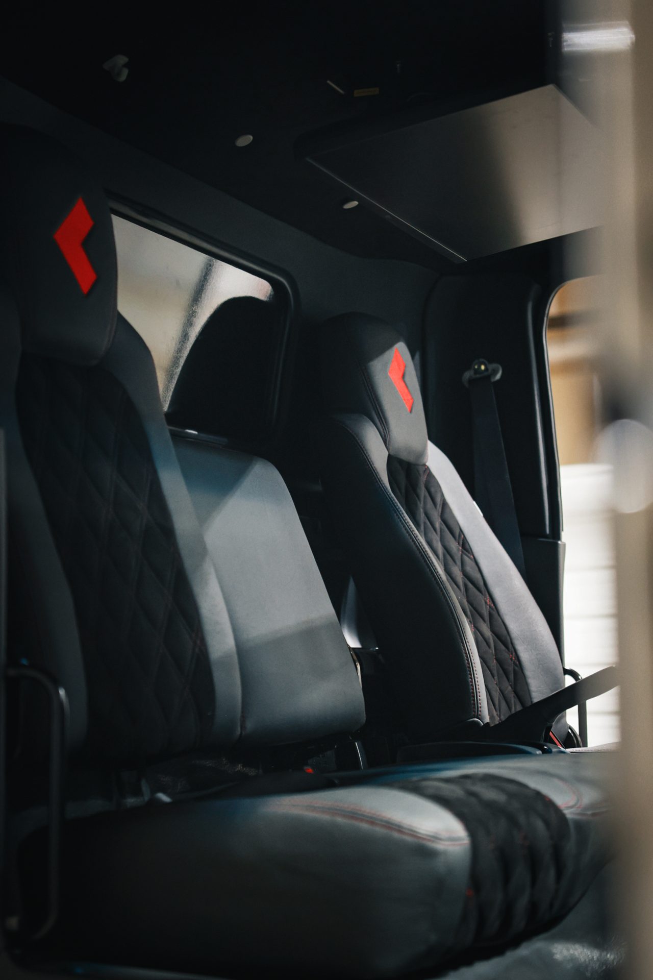Fit Truk 2.0 cab interior seating
