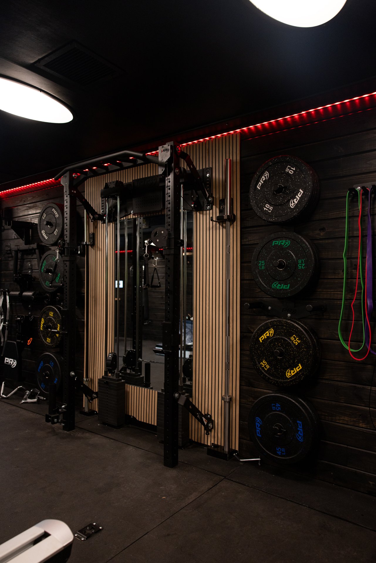 Gym trailer equipment storage and exercise bike